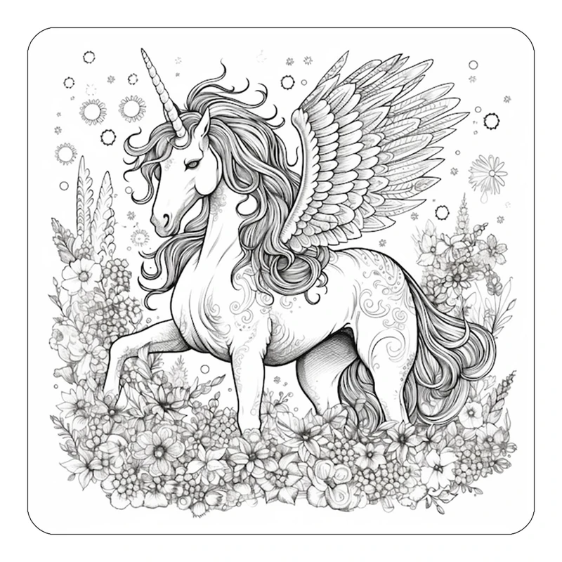 مگنت کاکتی طرح اسب تک شاخ و یونیکورن مدل mp33299