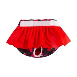 پوشک سگ تادو طرح ماده دامنی کد 1123 سایز S