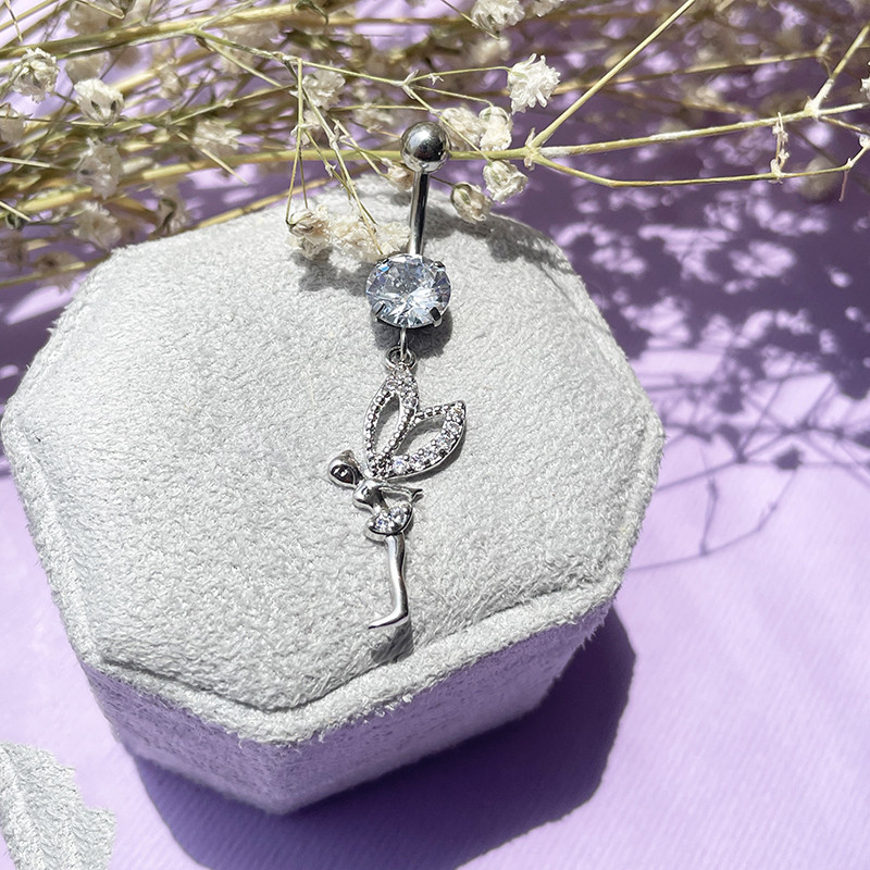 پیرسینگ ناف زنانه مدل آویزدار کد YG_98