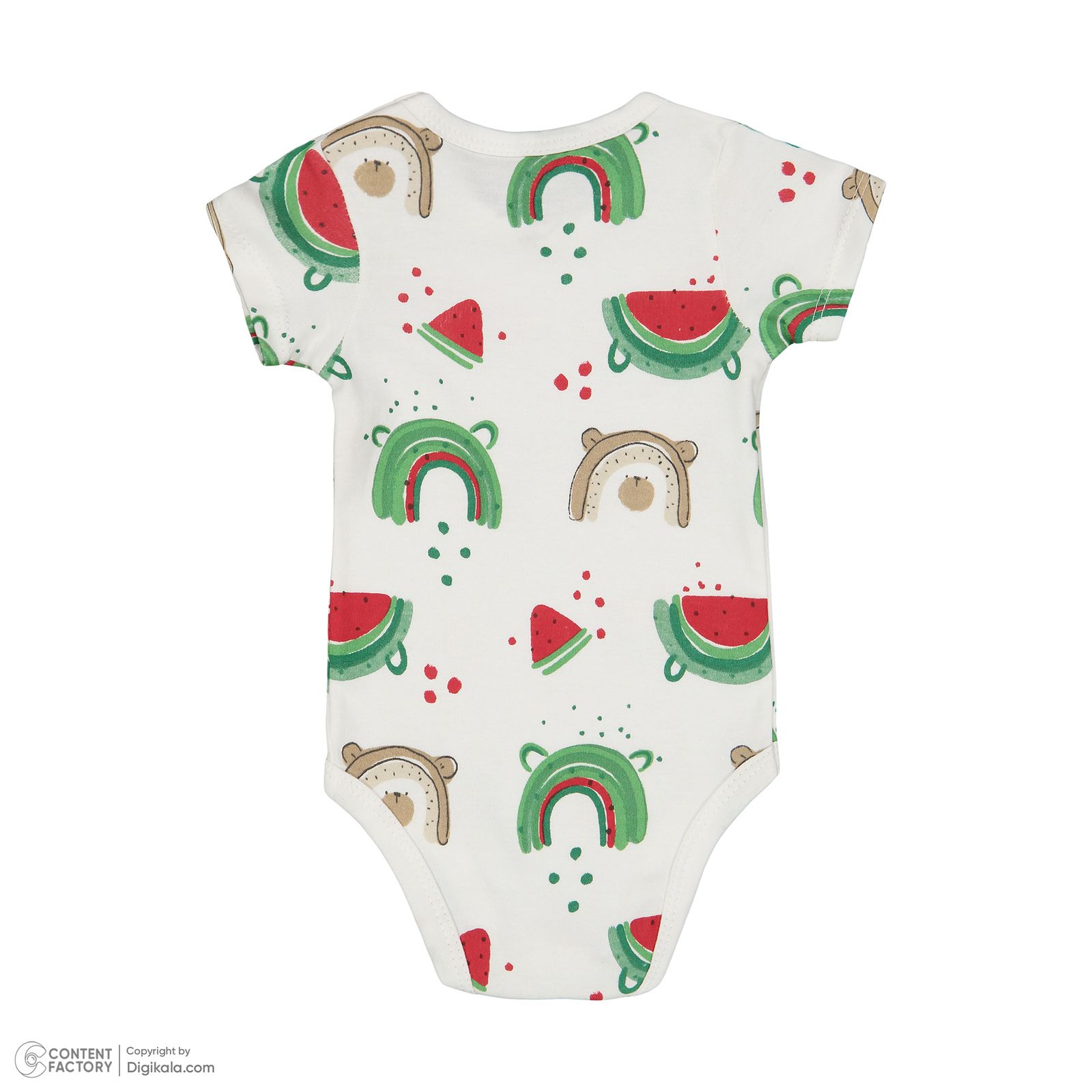 ست 3 تکه لباس نوزادی نیلی مدل یلدایی کد 4084 -  - 3