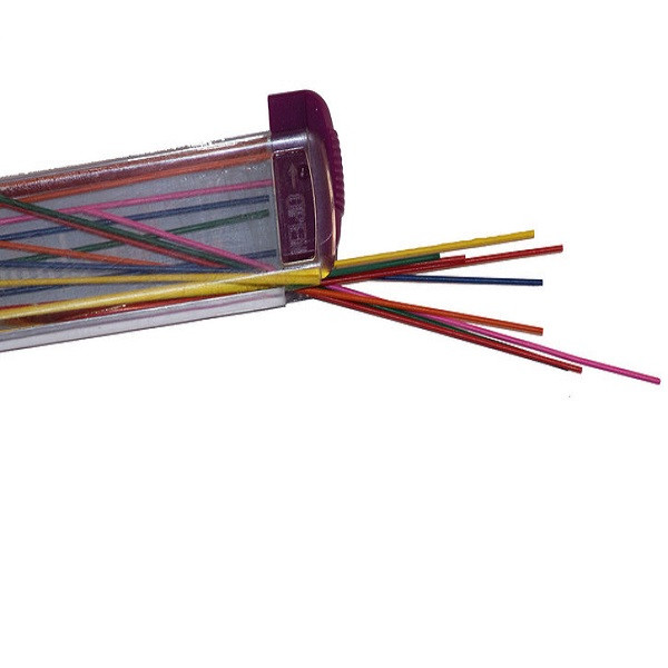 نوک مداد نوکی رنگی 0.5 میلی متری مدل HB high polymer leads بسته 3 عددی نوک مداد نوکی رنگی 0.5 میلی متری مدل HB high polymer leads بسته 3 عددی