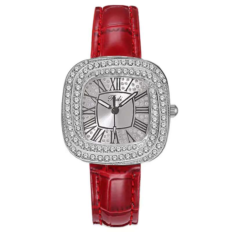 ساعت مچی عقربه ای زنانه مدل نگینی کد gherm01