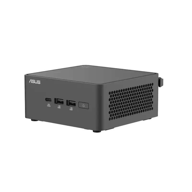 کامپیوتر کوچک ایسوس مدل NUC15CRHC7 با پردازنده Core 7 240H حافظه SSD با ظرفیت 1 ترابایت رم DDR5 با ظرفیت 16 گیگابایت پردازنده گرافیکی Intel
