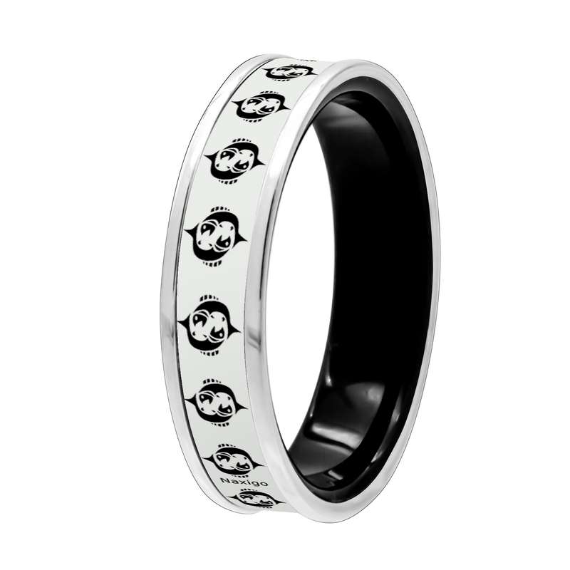 انگشتر ناکسیگو مدل شب تاب طرح اسفند ماه کد RB15608
