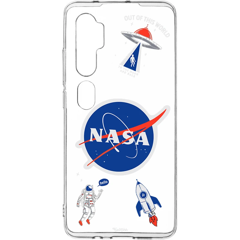 کاور طرح NASA مناسب برای گوشی موبایل شیائومی Mi Note 10 / 10 Pro