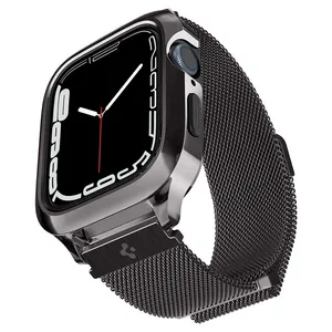 بند اسپیگن مدل Metal Fit Pro مناسب برای اپل واچ 44/45 میلیمتری