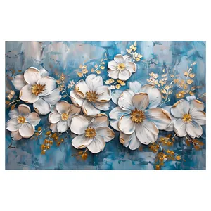 فرش پارچه‌ای مدل فرشینه طرح گل و بلبل کد AR3059185