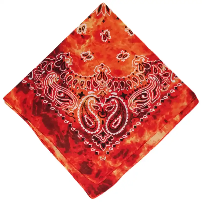 دستمال سر و گردن مدل ترمه آبرنگی کد Rokh130