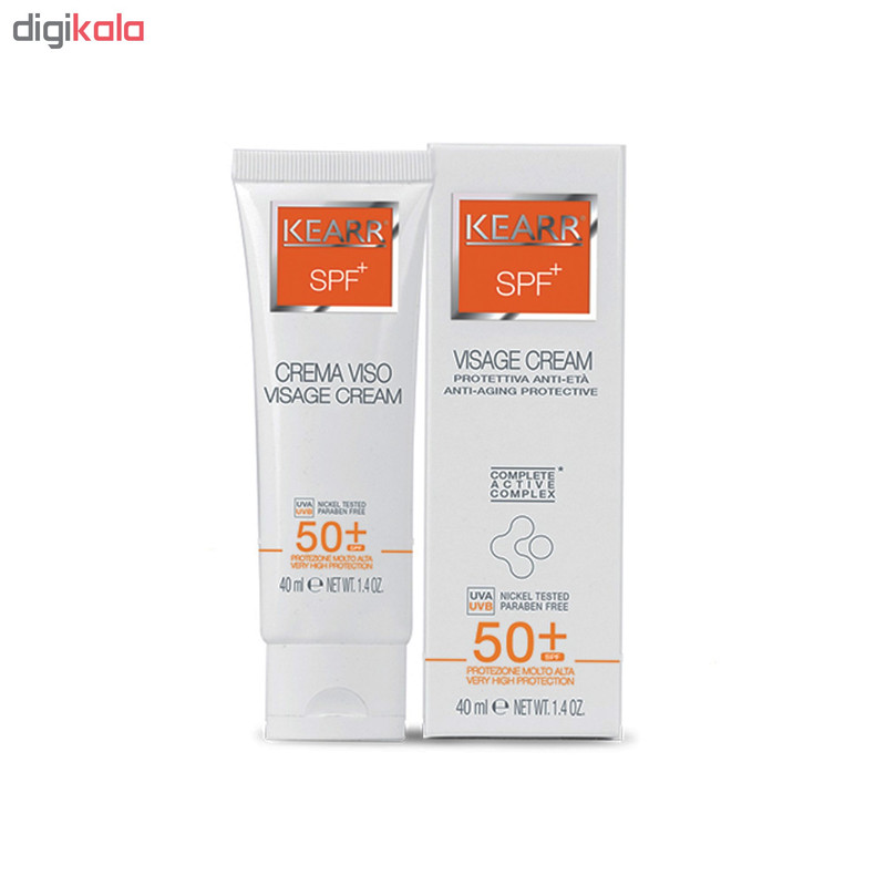 کرم ضدآفتاب ک آر مدل Visage حجم 40 میلی لیتر کرم ضدآفتاب ک آر مدل Visage حجم 40 میلی لیتر