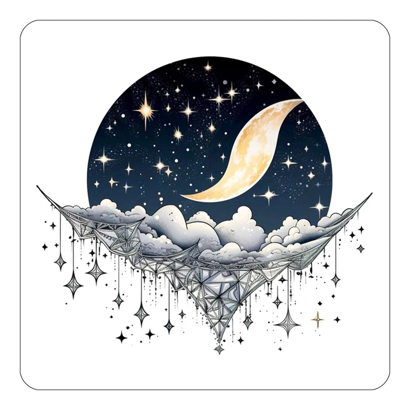 مگنت کاکتی طرح ماه و ستاره مدل mp51711