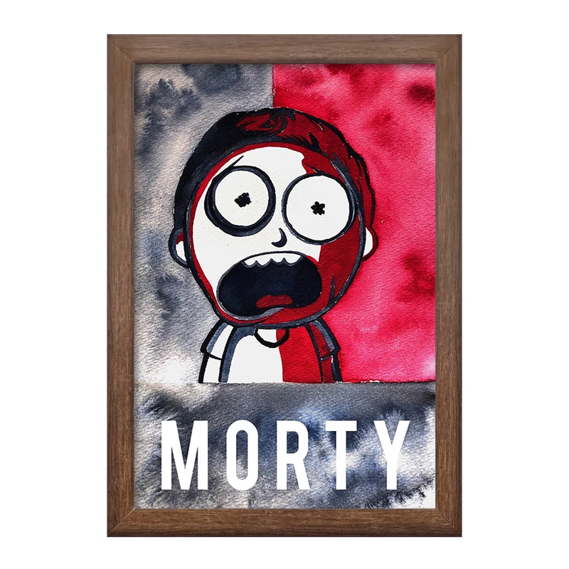 تابلو خندالو طرح مورتی (Morty) کد F11443