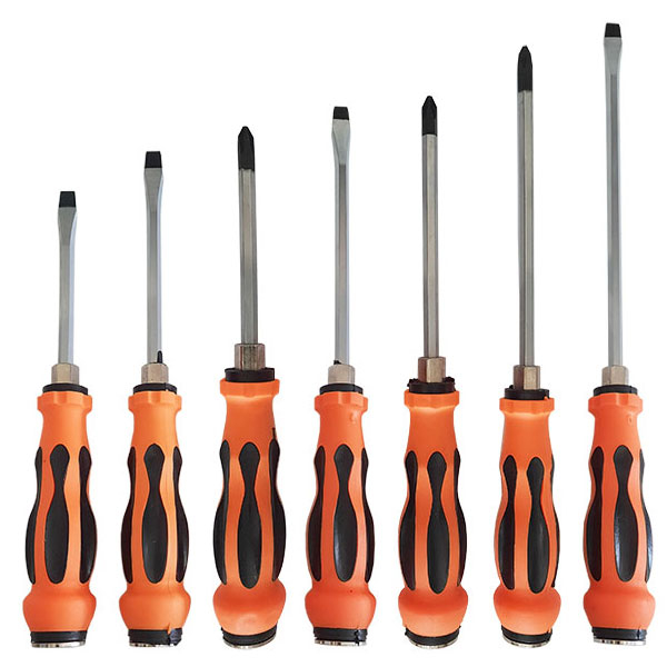 مجموعه 7 عددی پیچ گوشتی تخت و چهارسو مدل D-KT007