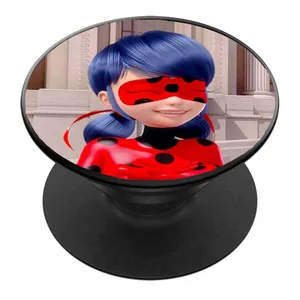 پایه نگهدارنده گوشی موبایل پاپ سوکت مدل دختر کفشدوزکی کد 04