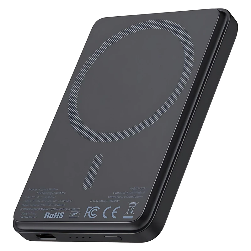 پاوربانک مک دود مدل MC-3951 15W ظرفیت 5000 میلی آمپر ساعت