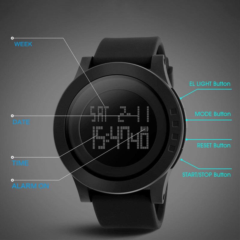 ساعت مچی دیجیتال اسکمی مدل S-1142