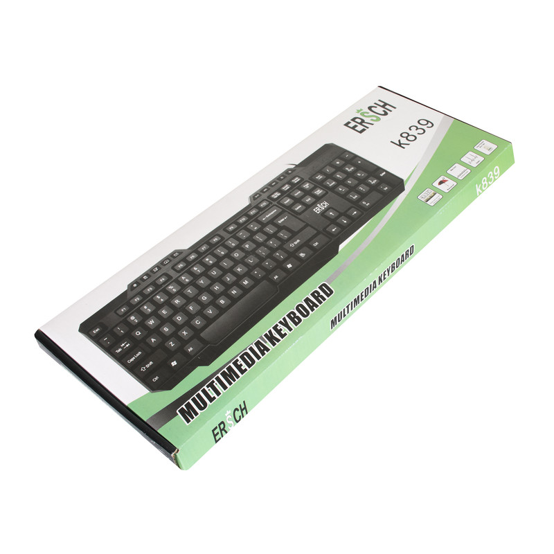 کیبورد ارش مدل k-839 با حروف فارسی 1