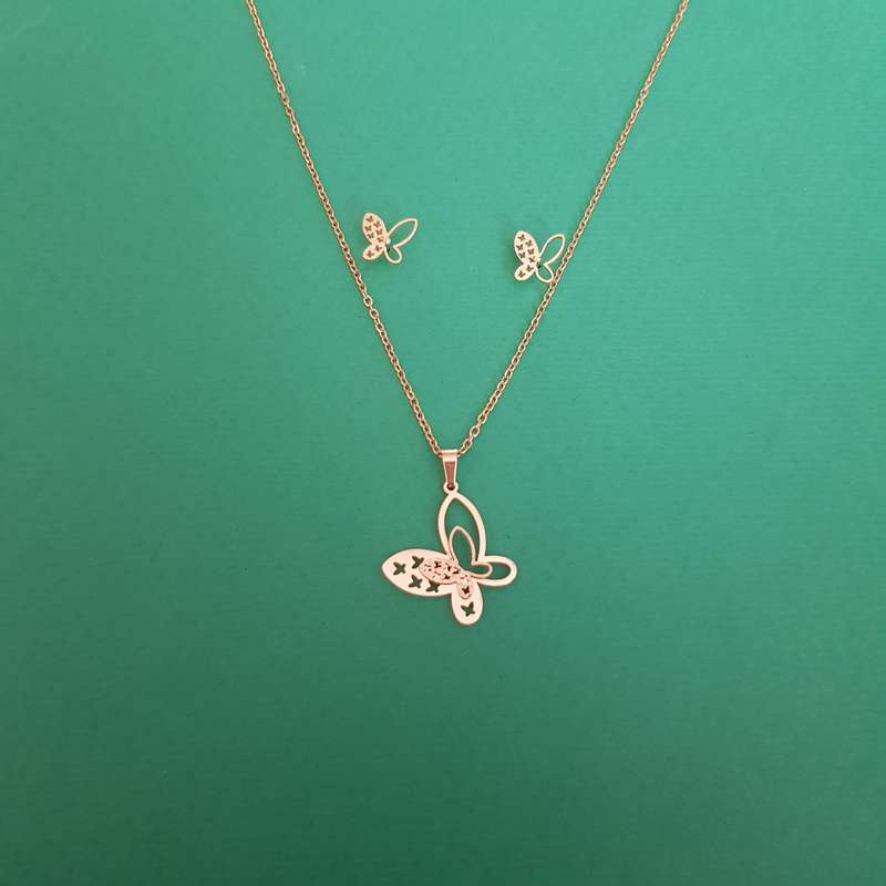 نیم ست زنانه مدل پروانه 01