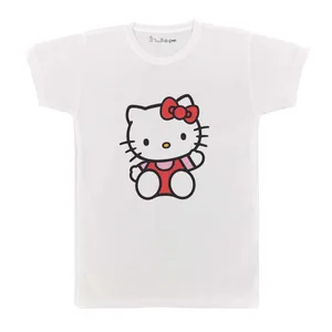 تی شرت بچگانه پرمانه طرح Kitty کد pmt.2434