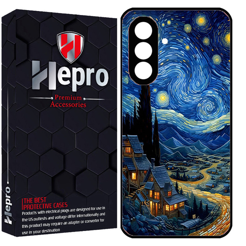 کاور هپرو طرح ونگوگ کد Dimo-069 مناسب برای گوشی موبایل سامسونگ Galaxy S23 FE