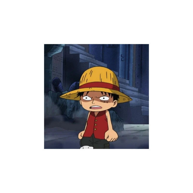 استیکر لپ تاپ و موبایل مدل انیمه طرح وان پیس مانکی دی لوفی کد 6333