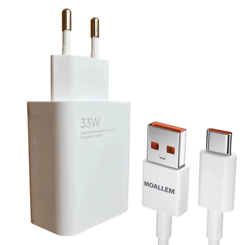 شارژر دیواری 33 وات مدل Poco X3 Pro به همراه کابل تبدیل USB_C