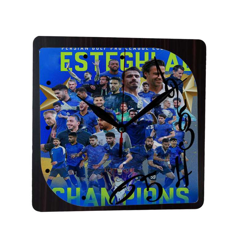  ساعت دیواری طرح قهرمانی استقلال 1401