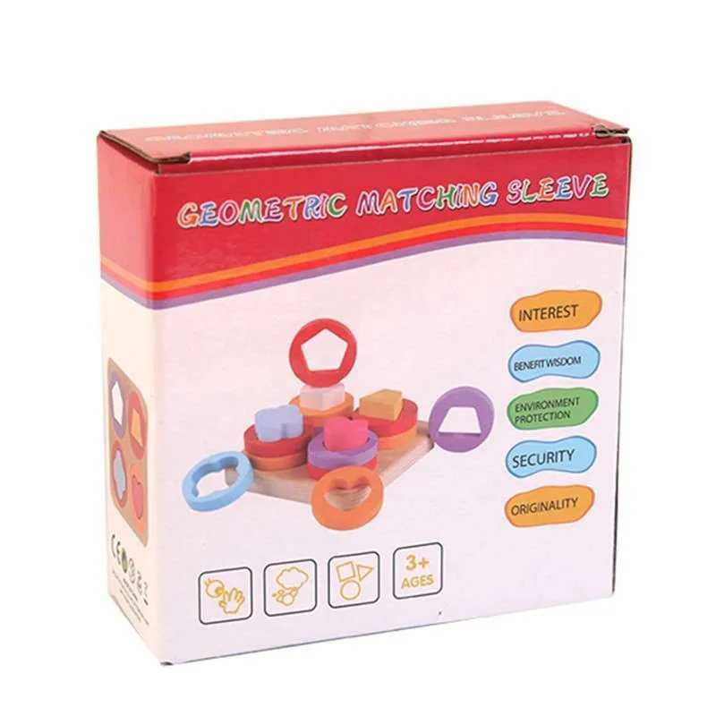 بازی آموزشی مدل مونته سوری چوبی شناخت اشکال