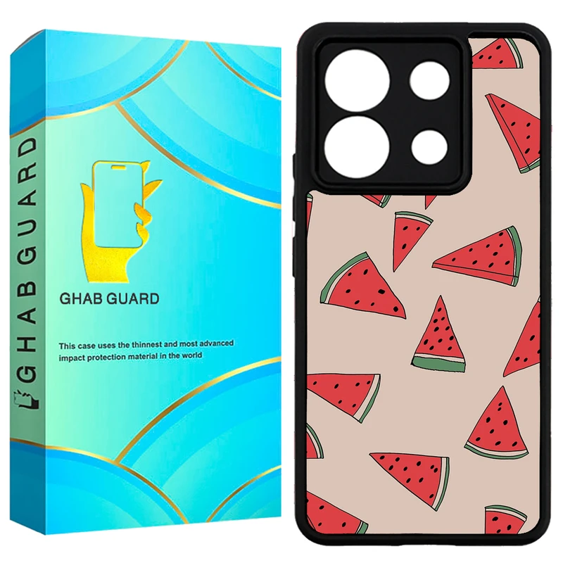 کاور قاب گارد طرح هندوانه مدل GN13P20 مناسب برای گوشی موبایل شیائومی Redmi Note 13 Pro 4G / Poco M6 Pro 4G