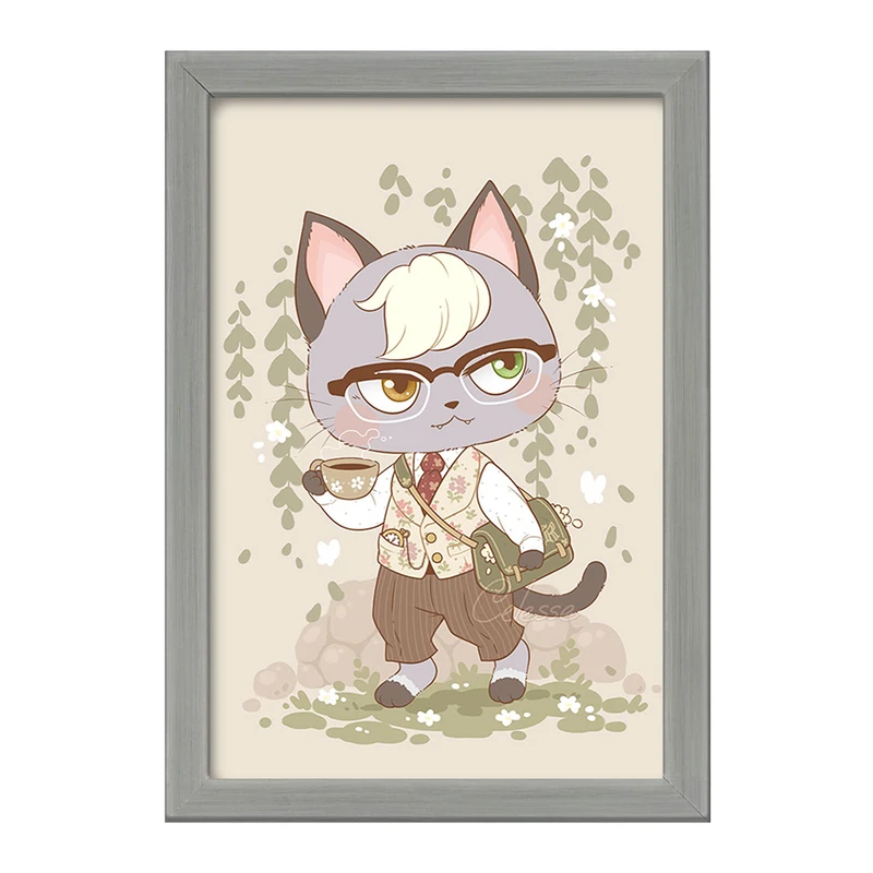 تابلو خندالو طرح بازی انیمال کراسینگ (Animal Crossing) کد 32671