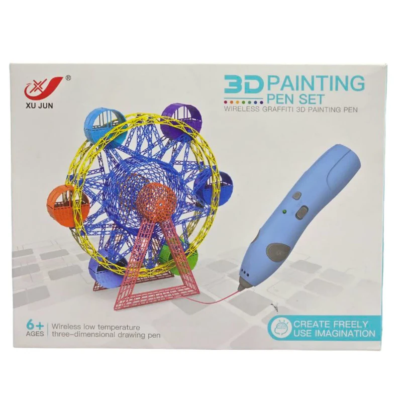 قلم طراحی سه بعدی ناب سل مدل شارژی 3D PAINTING PEN SET