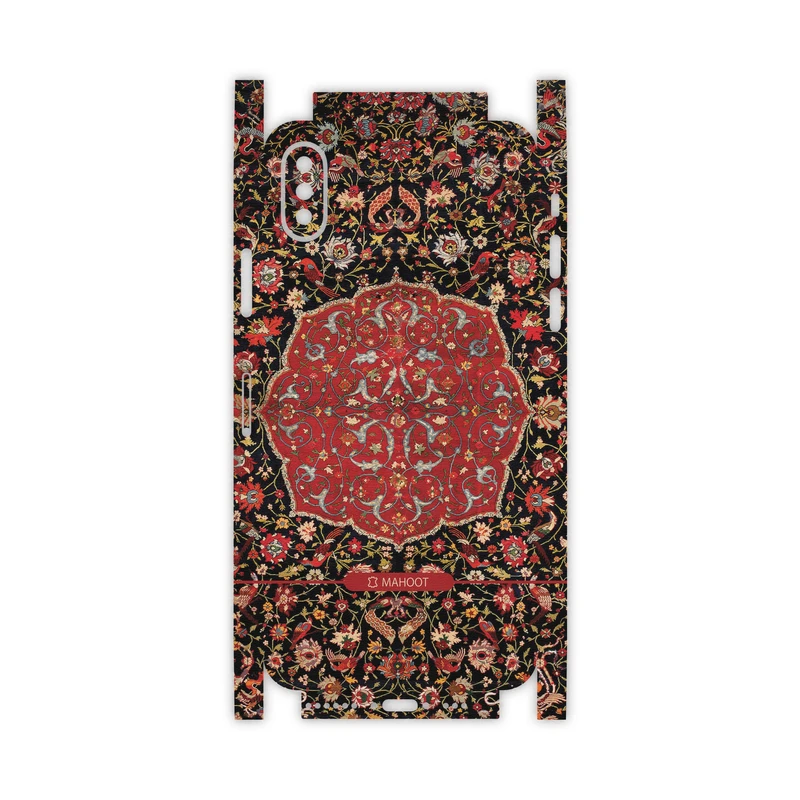 برچسب پوششی ماهوت مدل Persian-Carpet-Red-FullSkin مناسب برای گوشی موبایل اپل iPhone Xs