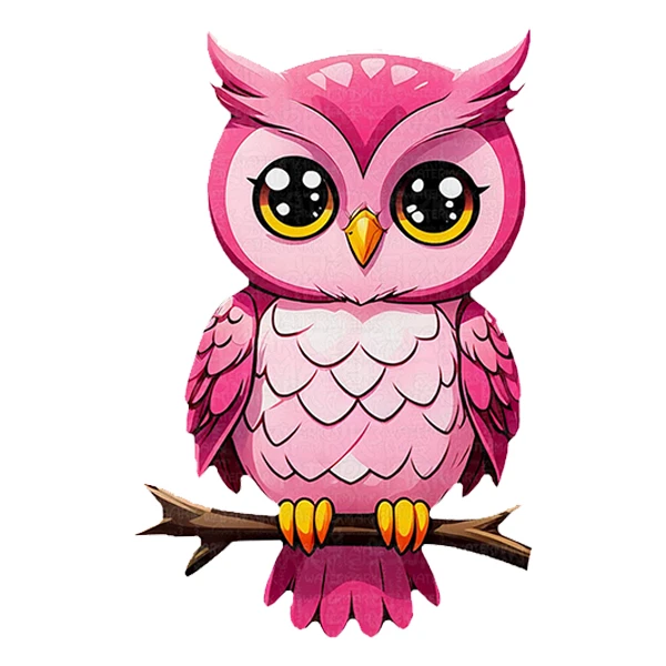 استیکر پارچه و لباس پاد آفرین طرح جغد کد 4952