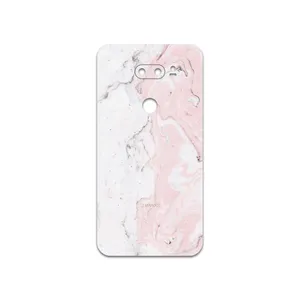 MAHOOT  Blanco-Pink-Marble Cover Sticker for LG V30