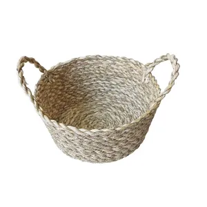 سبد حصیری مدل طنابی