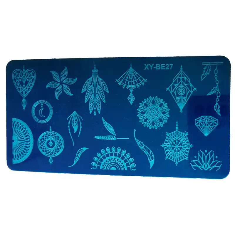 شابلون طراحی ناخن مدل XY-BE27