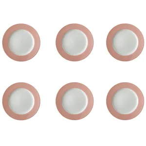 پیش دستی چینی زرین ایران مدل ایتالیا 19 درجه یک بسته 6 عددی	