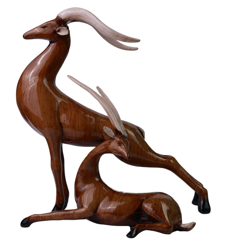 مجسمه مدل بز کوهی مجموعه 2 عددی