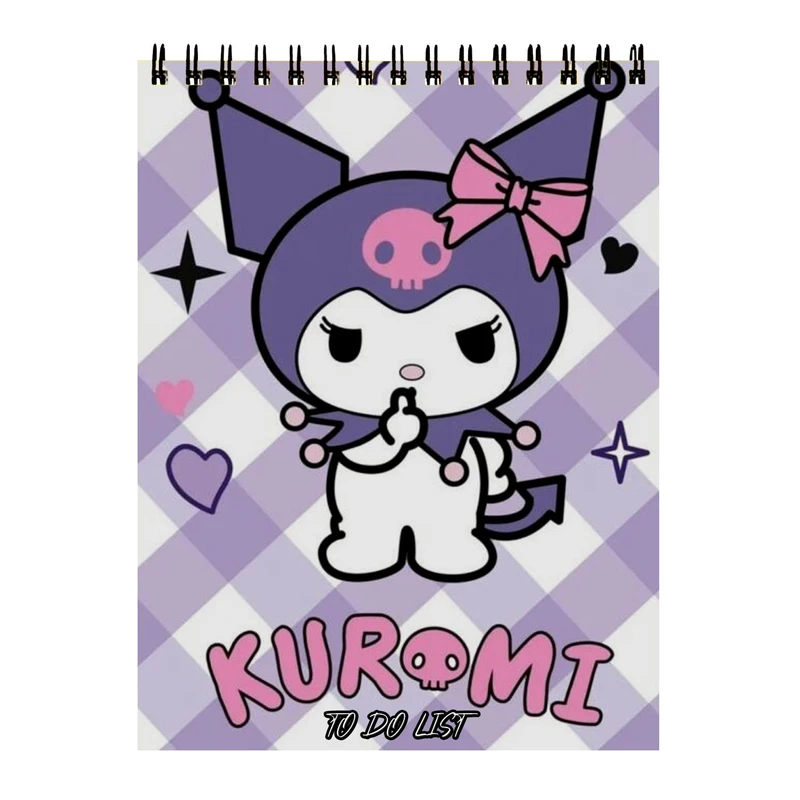 دفتر برنامه‌ریزی 60 برگ مدل کارتون کرومی کد 59