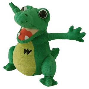 عروسک طرح تمساح مدل کروکودیل کد 809 ارتفاع 25 سانتی‌متر