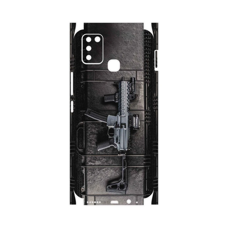 برچسب پوششی ماهوت مدل Gun-FullSkin مناسب برای گوشی موبایل اینفینیکس Smart 6 X657B