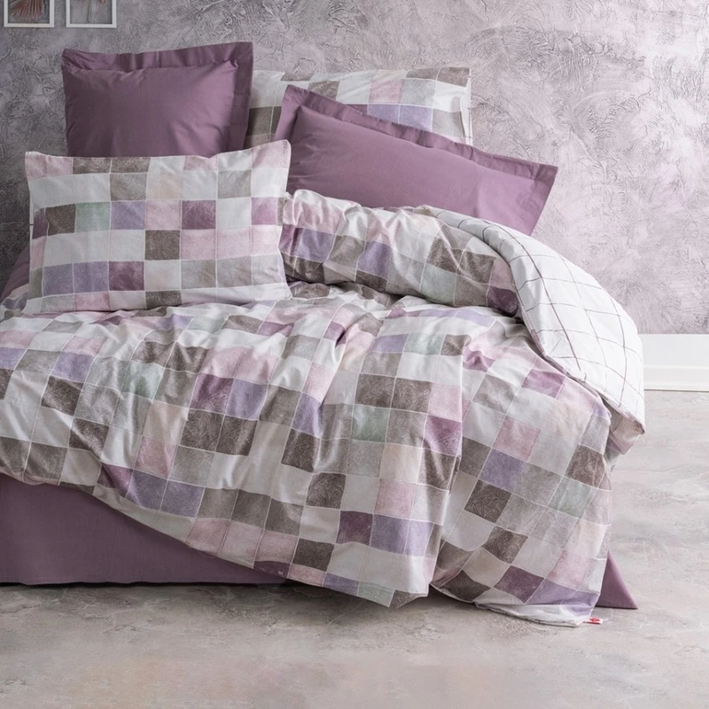 سرویس ملحفه یک نفره 3 تکه کاتن باکس مدل MARO GUL KURUSU