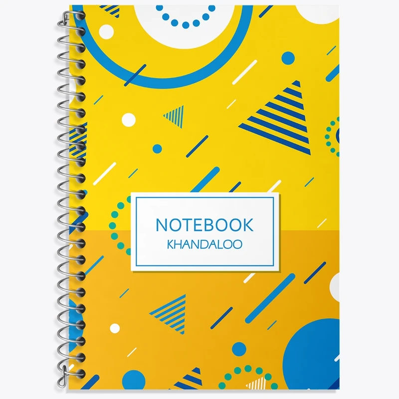 دفتر زبان 50 برگ خندالو مدل دو خط طرح فانتزی کد N120