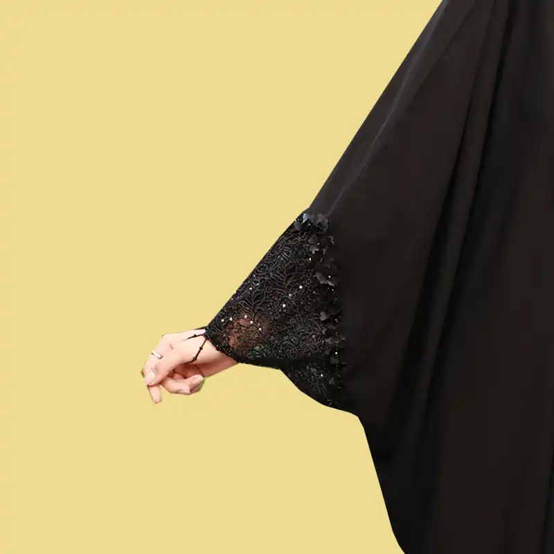 چادر عبایی مدل لب تور