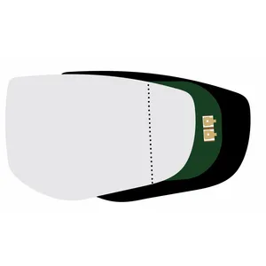 شیشه آینه جانبی راست خودرو کالانیکس مدل SHISPLUSR-10939 مناسب برای دناپلاس به همراه قاب و چسب گرمکن دار