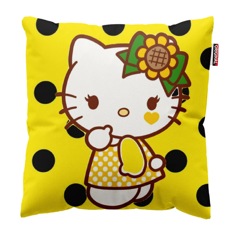 کوسن پاد آفرین طرح کیتی کد 2351 سایز 30*30 سانتی متر