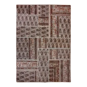 کلاژ فرش دستبافت سه متری مدل چهل تکه کد N.K.P.CO.C17