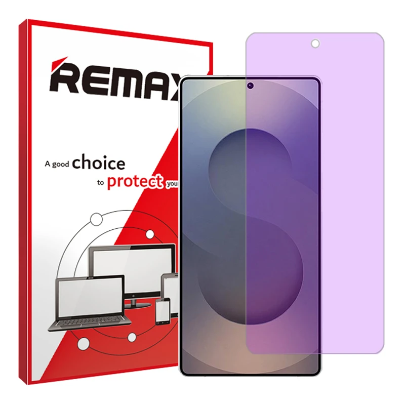 محافظ صفحه نمایش آنتی پرپل ریمکس مدل Resistant مناسب برای گوشی موبایل سامسونگ Galaxy S25 Ultra