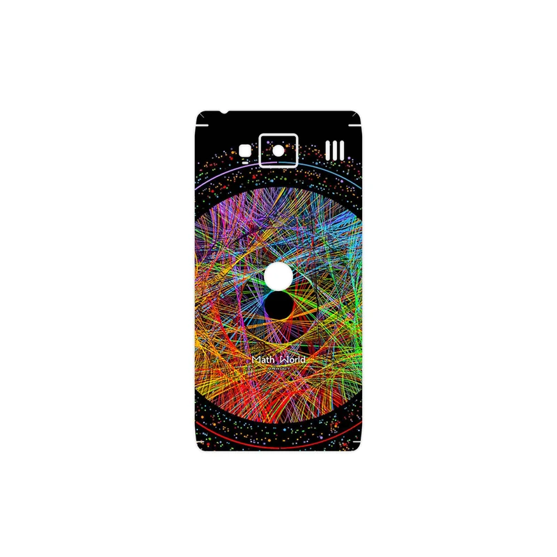 برچسب پوششی ماهوت مدل Mathematical Geometric Shape 2 مناسب برای گوشی موبایل موتورولا Droid Razr HD