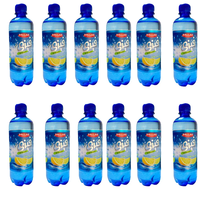 نوشیدنی گازدار با طعم لیمویی دالاس - 500 میلی لیتر بسته 12 عددی