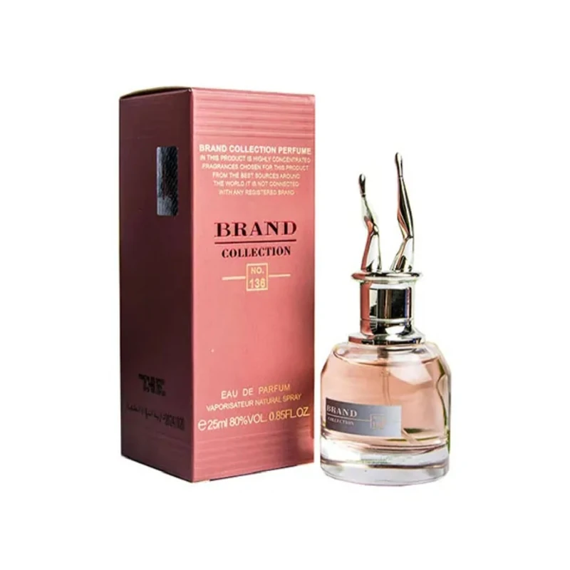 عطر جیبی زنانه برند کالکشن مدل 136 با رایحه شیرین حجم 25 میلی‌لیتر